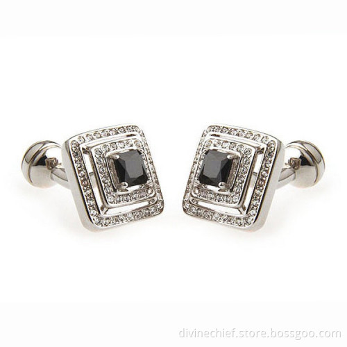Fine Workmanship Stainless Steel Cufflinks, Metal Cufflinks For Mens Shirts
